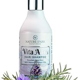 NatureEnzo VitaAura Scalp Cleansing Shampoo | Rosemary Oil, Argan Oil & Vitamin E | Deep Cleansing & Hydrating Formula | Sulfate-Free | 300ml Pack of 2-image-32