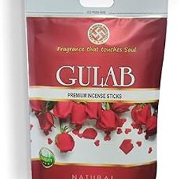 Dharti Agarbatti Pavitra Gulab Incense Sticks | Charcol Free Agarbatti | White 9 Inch Incense Stick | Long Lasting Gulab Fragrance for Home, Puja, & Meditation | 35 to 40 Min Burning Time | 400 gm-image-6