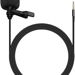 BESTOR® Voice Professional Dynamic Lapel Collar Mic Omnidirectional Condenser Mic for Smartphone, Recording Mic for YouTube, Interview, Video, Singing Black-10