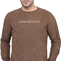 crimsoune club Men's Brown Typographic Print Sweatshirt-picture-36