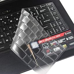Oaky Premium Keyboard Skin for MSI GS65, GF65, WP65, WS65, GF63, P65, PS63 15.6 inch, Bravo 15 15.6 inch & PS42 14 inch Gaming Laptop - Ultra Thin Dustproof TPU Transparent-20