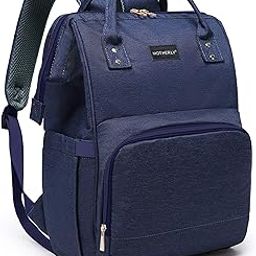 Motherly Everyday Diaper Bag for Mothers for Travel, Maternity Bag for Newborn Baby, Mother Travelling Bag, Multiple Pocket Water Resistant Hospital Bag for moms (Navy Blue Style 2)-image-75