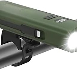 STAR WORK Rechargeable Waterproof LED Bike Torch Light, Front Handlebar Lamp with Intelligent Battery Level Display, 500 Lumens and 6 Light Modes for Road,Cycling, Fishing. (Seaweed Green)-19