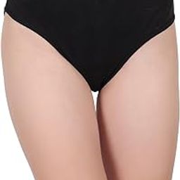 Chiya-Kamini Panty for Women | Classic Black | Cotton Mid Waist Hipster Panty | Women Underwear | Comfortable Lingerie | Everyday Panty | Soft Fabric Panty Black-picture-16