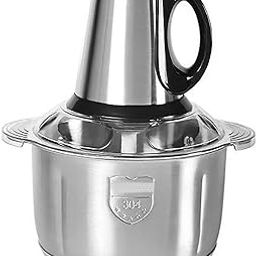 Kriva Stainless Steel 5L Electric Meat Grinder|Multi Function Food Processor For Home,Kitchen,Restaurants|3-Speed Control Food Chopper Blender For Vegetables,Onion,Garlic,Fruits,Nuts,500 Watts-image-24