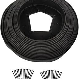 Enakshi (LABEL) Creations Garden Edging Border Accessory Garden Edging Coil for Yard Landscaping Plant Black 5cmx5cm-image-35