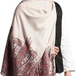 Men Rajwada Jamawar Shawl, Authentic Kashmiri Luxury Pashmina Style Shawl, Stole, Medium Size for Gents, Size 40x80 Inches.-image-17
