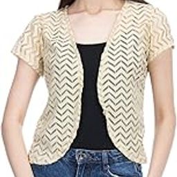 Women Long Net Shrug-image-5