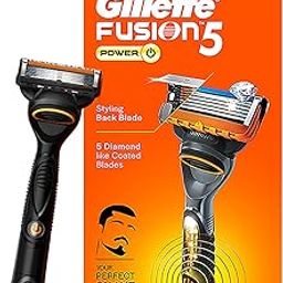 Gillette Fusion Power Razor for Men with styling back blade for Perfect Shave and Perfect Beard Shape-1