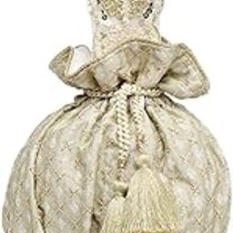 Droop Embroidered Faux Silk Potli-53