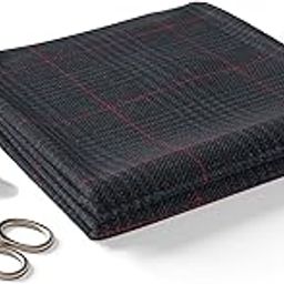 BIGREAMS Unstitched Checkered Suiting Luxury Pant Fabric For Men's |1.25 Meter Pant Piece - Stylish Men's Wear Trousers Piece for Office or Party | Mens Fashion-picture-52