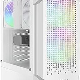 GAMDIAS Aura GC7 WH - Compact MESH RGB MID-Tower CASE/Gaming Cabinet |White| 3 Built-in 120mm ARGB Fans, Supports Mini-ITX, Micro-ATX, and ATX, Supports air Coolers-image-37