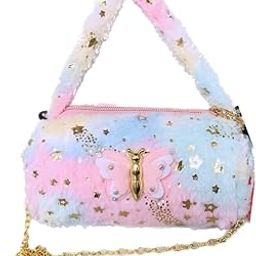 Mini Sling Bag for Kids and Girls Baby Girl Purse Bag Cute Handbag Butterfly Design-image-55