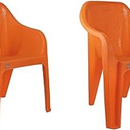 Cello Dynamo Chair Set Pack of 2 - Orange (Plastic)-image-32