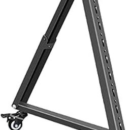 ARTISOUL® Low Height Mobile Tv Stand Sturdy Metal Versatile Monitor Floor Stand Holder | Furniture | Entertainment Units Tv Stands-image-3