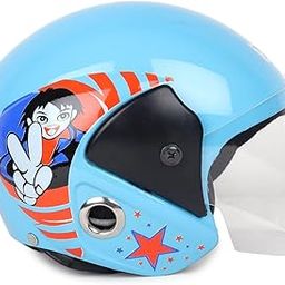 Ezee Kids Helmet Baby Helmet for Boys & Girls, Bicycle Kids Helmets Ages 3-8 for Cycling, Adjustable Helmets for Kids 3 to 8 Years Old Baby (Sky Blue)( Non motoriesed)-22