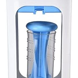 Baby Food Processor, Freezeable Portable Puree Squeezer Baby Puree Maker Anti Slip for Restaurant for Home for Kitchen(Blue)'-picture-19