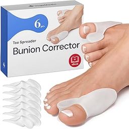 WANDF Toe Straightener for Bunions, Hammer Toe & Crooked Toes – Gel Toe Separator for Pain Relief & Alignment – Orthopedic Toe Spacer for Hallux Valgus & Overlapping Toes-12