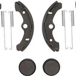 Brake Shoes & Pads fit Yamaha Big Bear 350 YFM350 4x4 1992-1994 Front& Rear-image-59