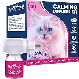 Beloved Pets Pheromone Calming Diffuser Plug in + Refill for Cats and Dogs with Long-Lasting Effect - Enhanced Calm Formula of Anxiety Relief & Pet’s Behavior Control - Best Natural Stress Prevention-26