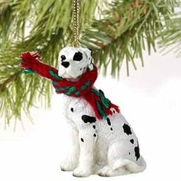 Conversation Concepts Great Dane Tiny Miniature One Christmas Ornament Harlequin Uncropped - Delightful, Gold-image-6