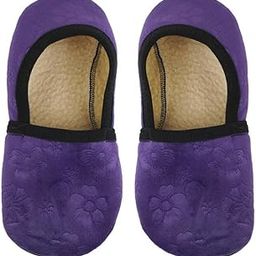 Women's & Girl's & Warm Cozy 100% Super Hot Fully Stretchable Velvet Loafer (free size) (Blue)-image-26