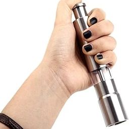 DASTAV Kitchen Mini Pepper Grinder Crusher Mill Stainless Steel Hand Thumb Press Set Machine with Stylish Design for Grinding Salt and Black Pepper (180 Gram)-picture-27