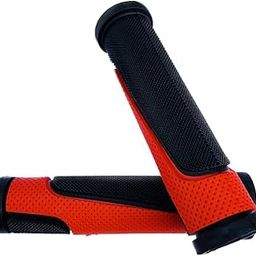 Wavva® Cycle Handle Grip for 24-29 Inch Bicycle Dual Color Soft Rubber Non Toxic Anti-Slip MTB|City| Bicycle Handle Grip Length 13cm (Quality Prodcut) (1)-image-1