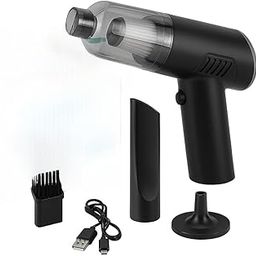 DecisiveEcho 3-in-1 Cordless Vacuum Cleaner with Blower & Air Duster, Powerful Mini Dust Remover for Car, Keyboard & Home Use, Compact Handheld Cleaning Tool Kit-2