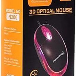 PremiumAV 3D Optical Wired USB Mouse in Black-image-23