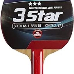 Stag Global 3 Star Table Tennis (T.T) Racket | Premium ITTF Approved Rubber| Beginner-Intermediate Series T.T Racquet| Pro Custom Designed Comfortable Grip Paddle-picture-0
