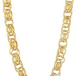 Chain for Men Boys Husband gents boyfriend Stylish golden Chain 1 one gram gold Neck Chain for Men Stainless Steel Chains for boys Jewellery Birthday Gift Anniversary fashion necklace-205-image-69