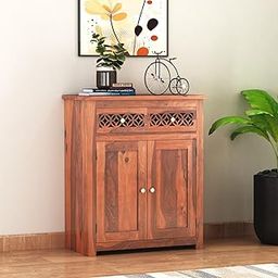 SONA ART & CRAFTS Solid Sheesham Wooden Sideboard Cabinet for Storage Cabinet TV Cabinet for Living Room with 2 Drawer & 2 Door Cabinet Furniture for Living Room, Bedroom & Office | Honey Finish-image-21