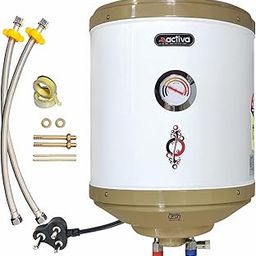 ACTIVA 2 KVA 25 L Storage Geyser ABS Top Bottom, 0.75 mm SS Tank with Temperature Meter Anti Rust Coated Body (IVORY)-2