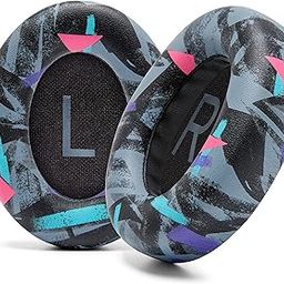 WC Wicked Cushions Thick Premium Replacement Earpads for Bose 700 Noise Cancelling Headphones (NC700) - 90s Black-image-33