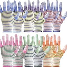 TOBEHIGHER Gardening Gloves for Women, 6 Pairs Garden Gloves Outdoor Protective Working Gloves, Breathable Garden Gloves for Women-image-71