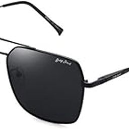 Driving Polarized Square Sunglasses UV Protection Metal Frame for Men Women 1274-image-2