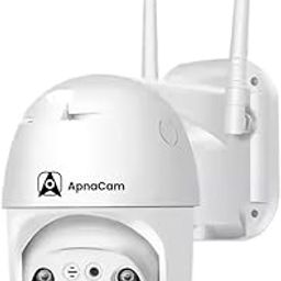 ApnaCam 3MP PTZ IP WiFi Outdoor IP66 Weatherproof Two-Way Audio Motion Detection Alarm SD Card Recording CCTV Surveillance Security Camera with 8 LEDs & IR’s Light, White-13