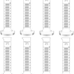 Borosilicate Glass Measuring Cylinders 10ml (Pack of 8) with Graduation Marks for Precise Liquid Measurement, Solution Mixing, Density Determination-picture-22