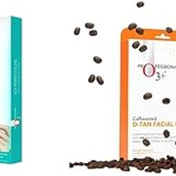 O3+ Sea White Brightening Facial Kit With Peel Off Mask Suitable (45g, Single Use Facial Kit) & O3+ Caffeinated D-Tan Facial Kit Combo-image-11