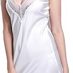 Women's Polyester Plain Satin Above Knee Babydoll Dress-image-63