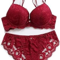 Women's Padded Bra Panty Set Sexy Lingeries for Honeymoon Bridal Lingerie Lace Push up Bra Panty Sexy Lingerie Soft Elegant Padded Bra Panty Set-image-25