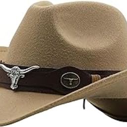 Ubervia Cowgirl Hat Breathable Casual Cowboy Hat for Women Men Fall Short Trips Camel'|Clothing, Shoes & Accessories | Womens Accessories | Hats'| Hats'|Hats'-image-26