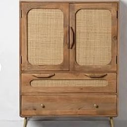 Madwoodk Sheesham Wood Chest of Cabinet Including 2 Doors & 2 Drawers | Dressers & Trunk | Honey Oak Finish | for Home & Office Storage | Functional & Stylish Furniture Piece-image-35