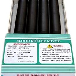 Blood Mixer Roller Mixer Spin for Mixing Tube, 4 x 230mm Rollers, Speed: 30 RPM-30