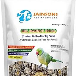 Jainsons Pet Products Big Parrot Food 11-12 Types of Seeds Ideal Food for Budgies 0.4 kg Dry Young, Adult Bird Food-image-31
