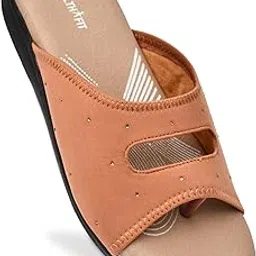health fit EXTRA SOFT Women's Comfortable Memory Foam Doctor Slippers/Flip-Flops|Fashionable Casual & Stylish|Lightweight & Breathable|Outdoor Synthetic Casual Chappals Sandals Ladies & Girls HF25-picture-32