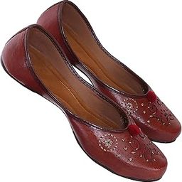 Brown Casual Rajasthani Juti's Mojari Jutti's for Women-picture-29