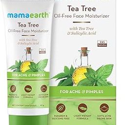 Mamaearth Tea Tree Oil-Free Moisturizer For Face For Oily Skin With Tea Tree & Salicylic Acid For Acne & Pimples 80g-18