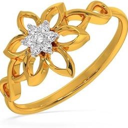 14k / 18k Real Gold & Diamond Ring | Diwali, Rakhi Rakshabandhan Gift for Sister/Bhabhi/Women | With Certificate of Authenticity & BIS-Hallmarked Gold Jewellery | Demi Diamond Ring-image-49